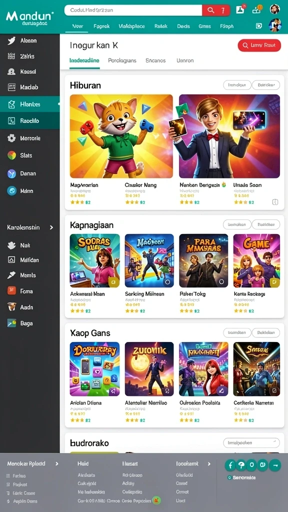 Tampilan utama aplikasi 567TV yang menarik.