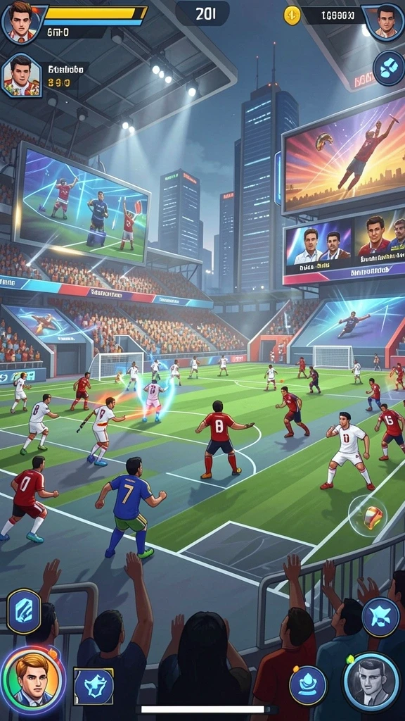 Screenshot 1: Tampilan karakter utama di dunia yang fantastis.