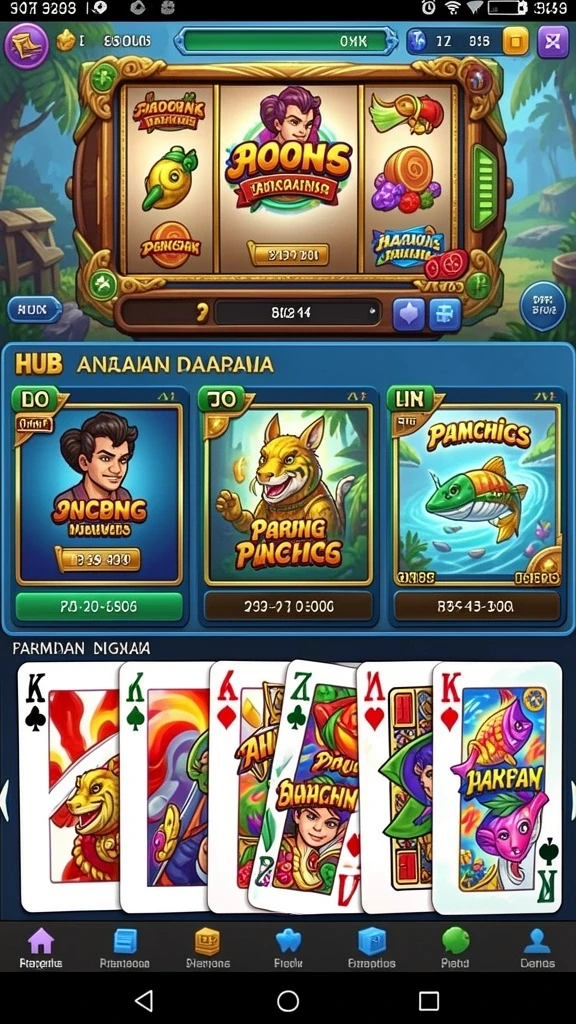 Beragam level menawan yang siap dimainkan.