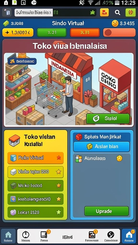 Tampilan antarmuka yang menarik dan mudah dinavigasi.