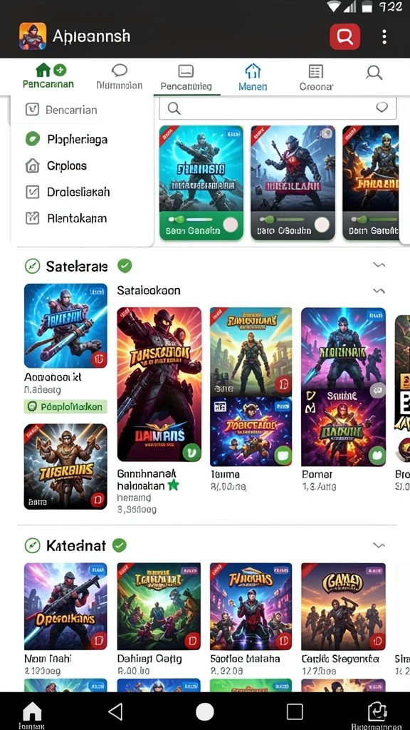 Tantangan seru yang membuat adrenalin meningkat.
