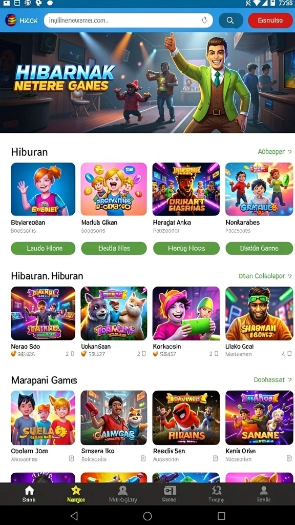 Tangkapan layar menampilkan interface permainan yang menarik.