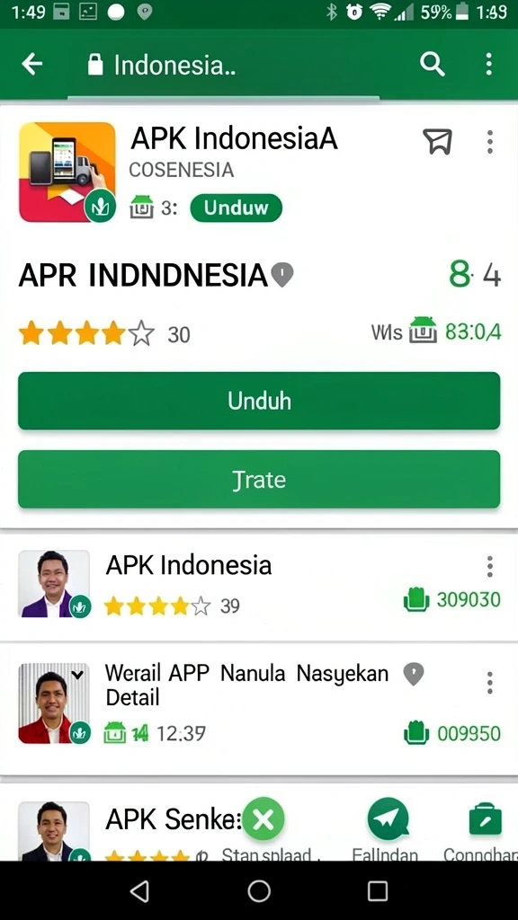 Tampilan utama yang menarik dan mudah dinavigasi.