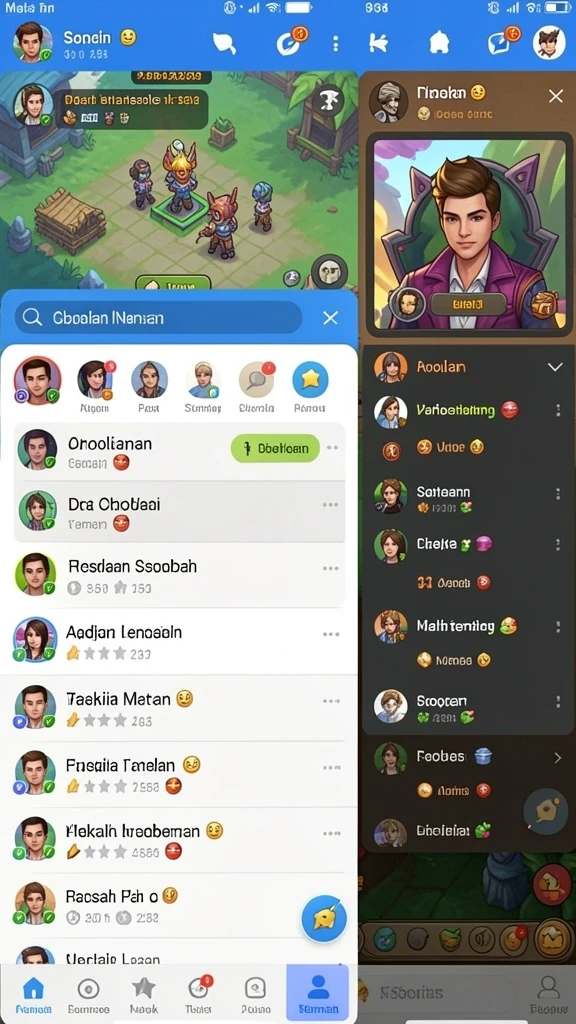Penampilan visual dari level terbaru yang ditambahkan.