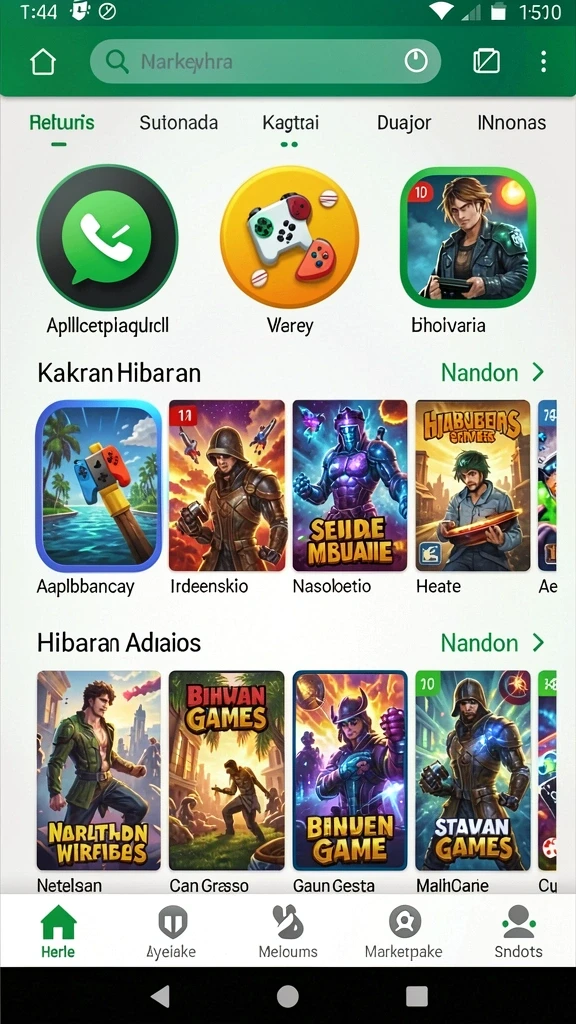 Screenshot dengan tampilan grafis menawan dari lokasi permainan.