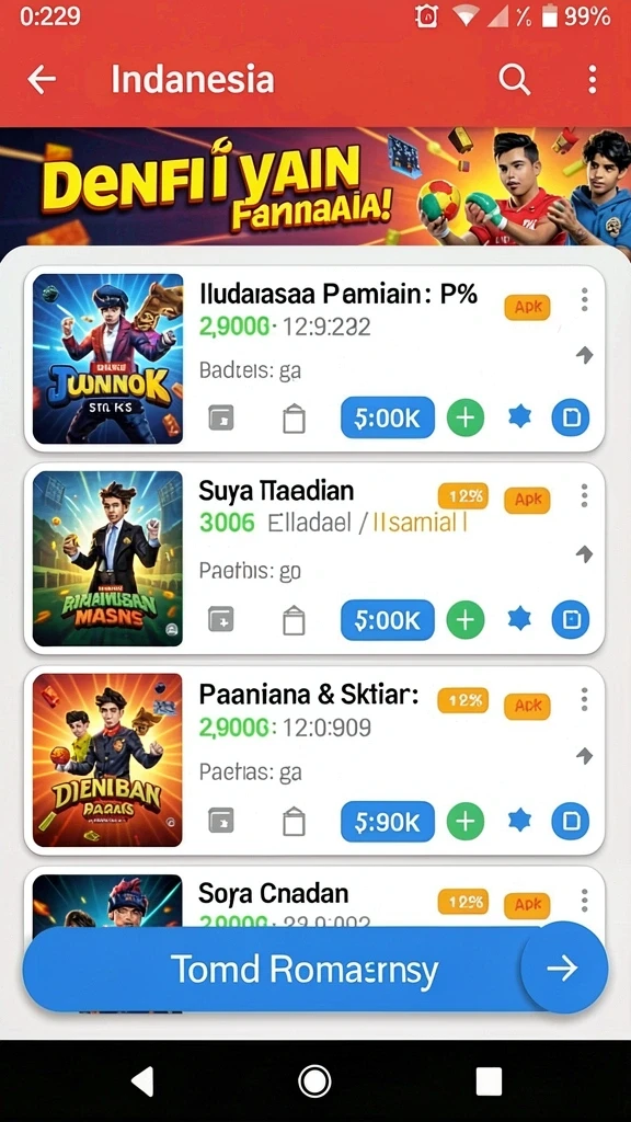 Screenshot menunjukkan pertempuran epik melawan musuh boss.