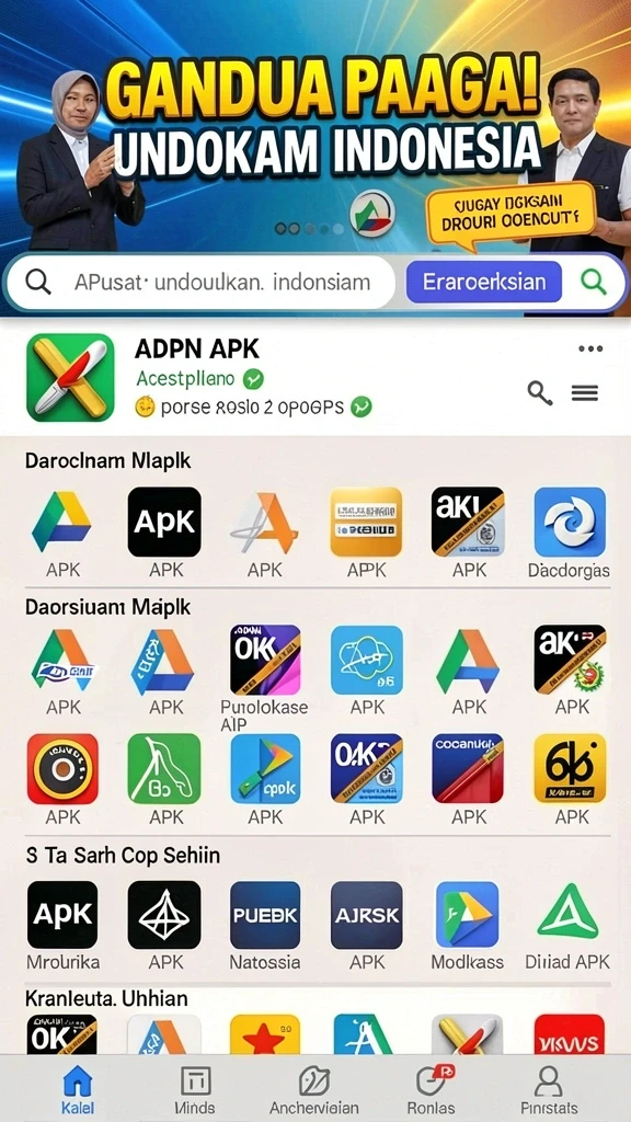 Tampilan karakter kustomisasi yang menarik dan unik.