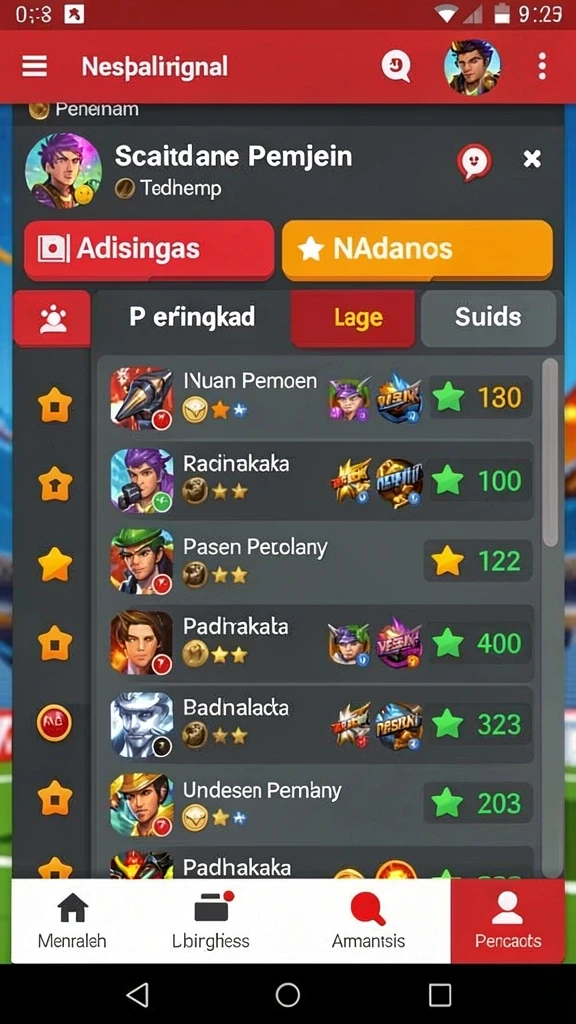 Gameplay seru dengan beragam mode permainan yang tersedia.