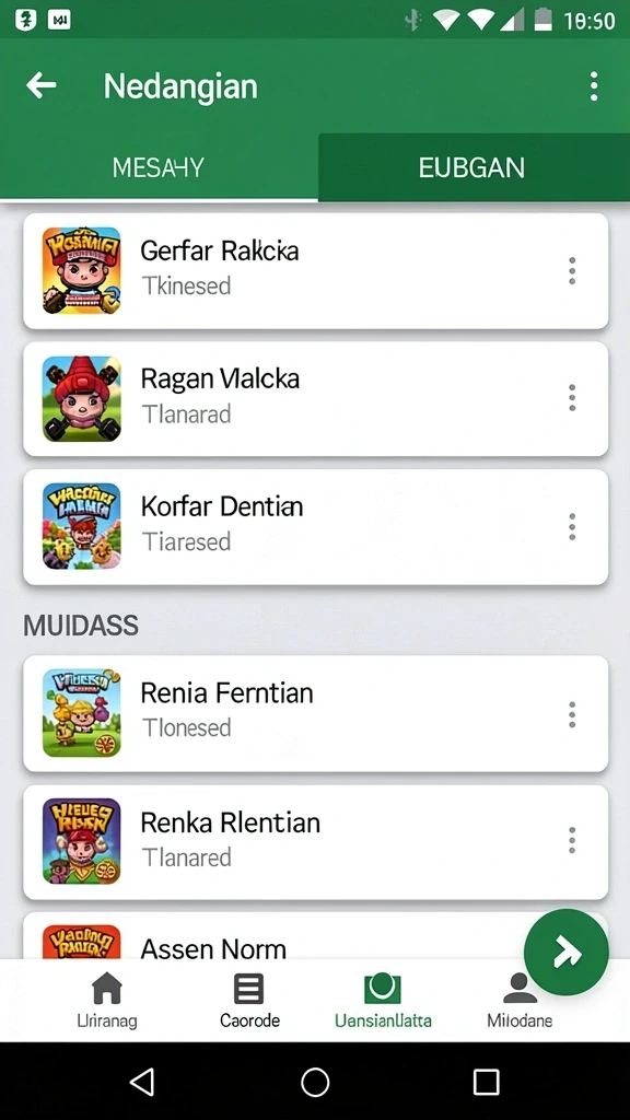 Kompetisi online yang menantang dengan pemain dari seluruh dunia.