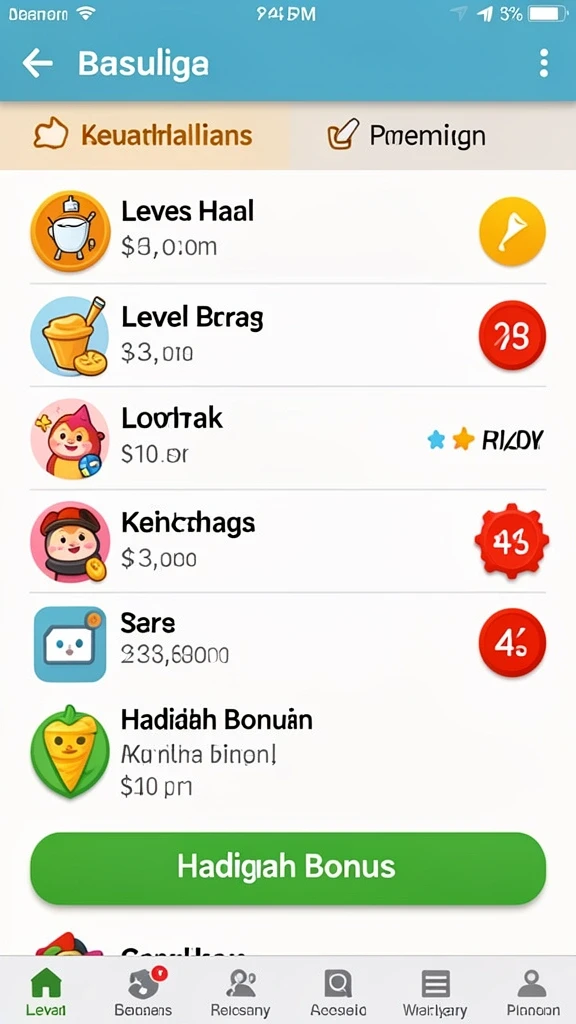 Antarmuka pengguna yang menarik dan mudah digunakan.