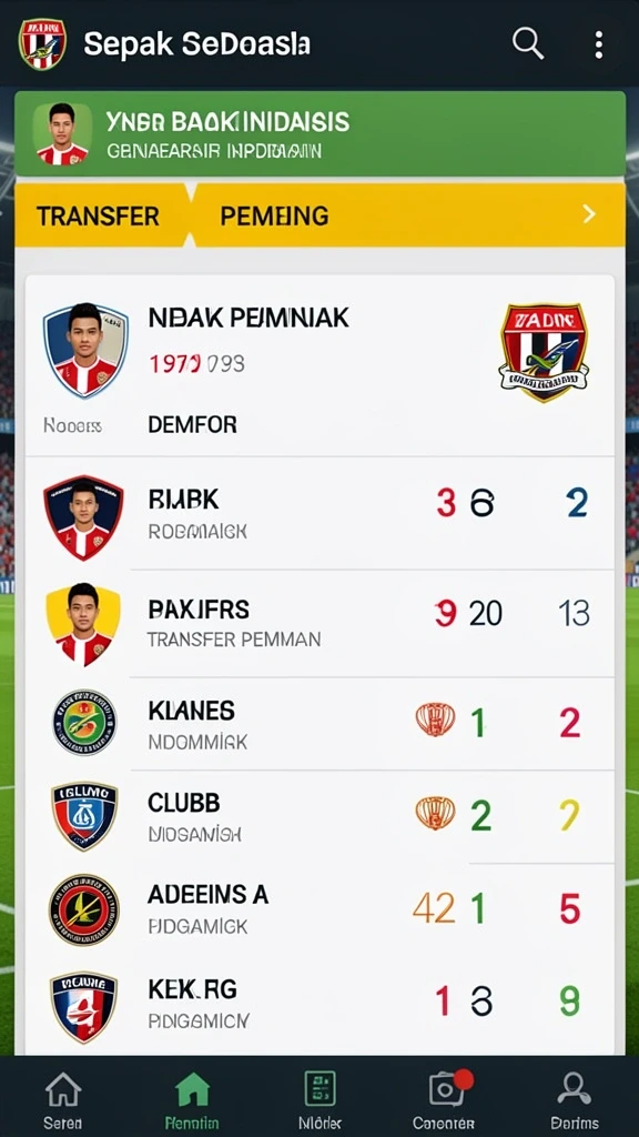 Tampilan karakter yang beragam dan unik.