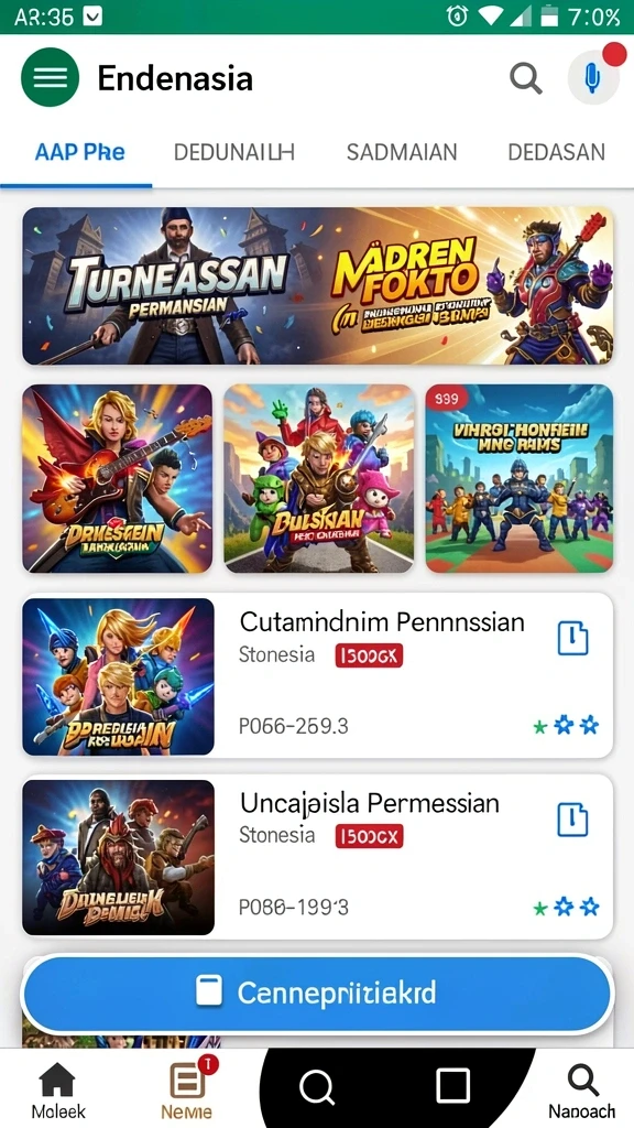 Tampilan antarmuka yang menarik dan mudah digunakan.