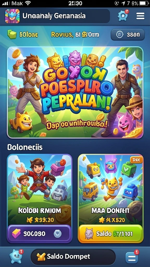 Tampilan antarmuka yang intuitif memudahkan navigasi.