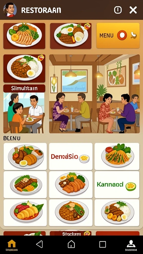 Screenshot fitur kompetisi online yang seru.