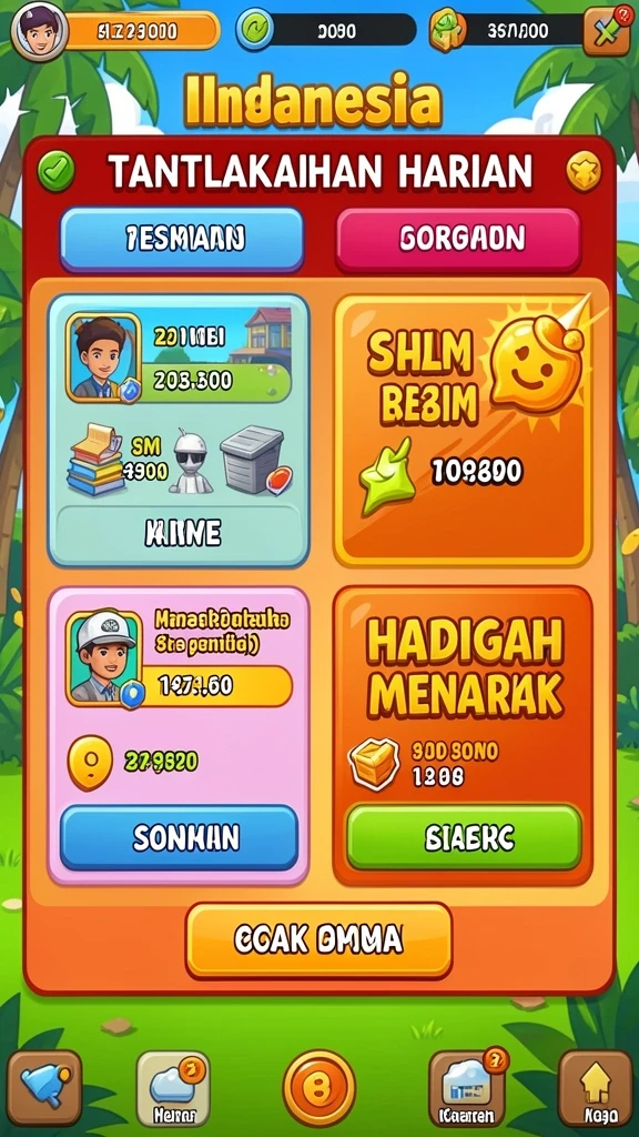 Momen petualangan epik saat melawan bos besar.