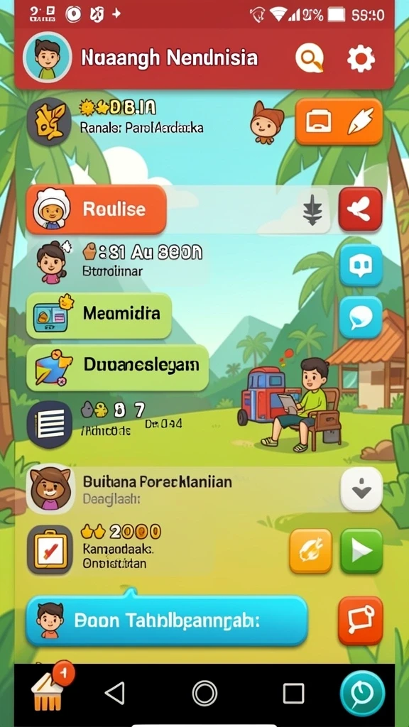 Aksi seru dalam pertarungan epik.