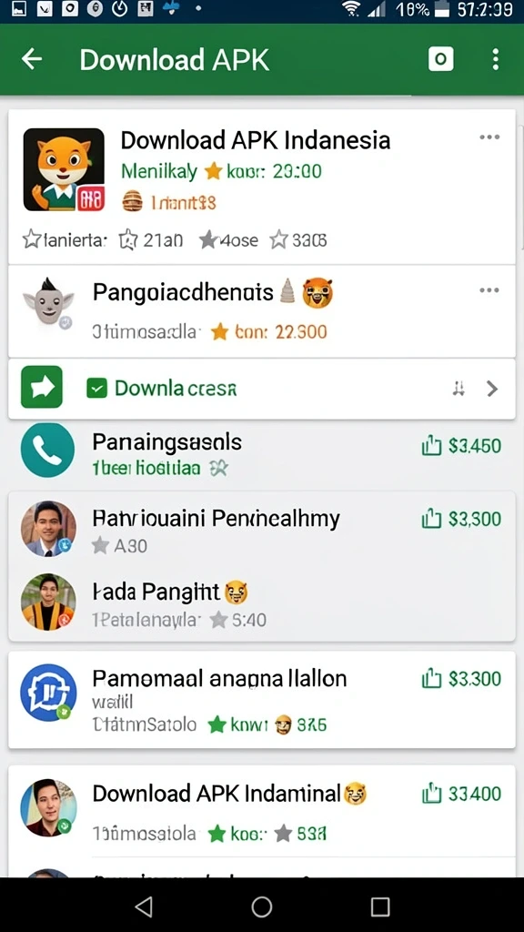 Beragam karakter yang dapat disesuaikan.