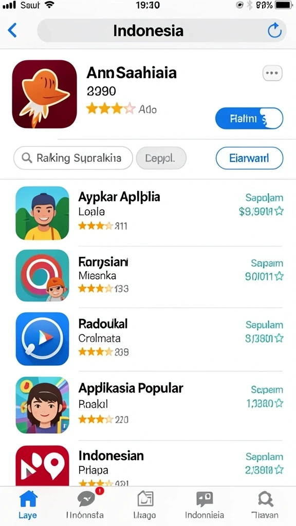 Beragam kategori yang menguji pengetahuan pemain.