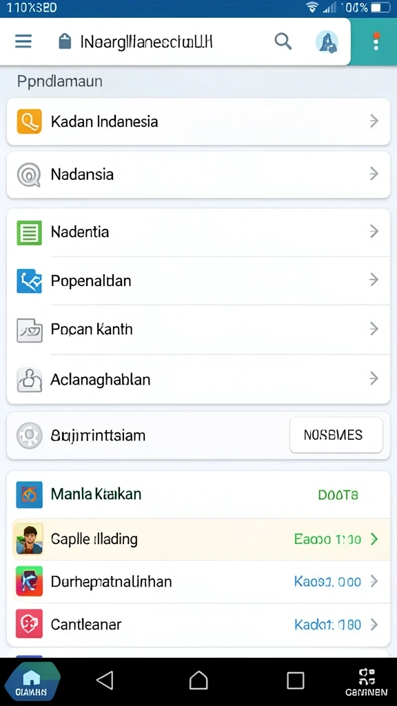 Antarmuka yang mudah dinavigasi dan ramah pengguna.