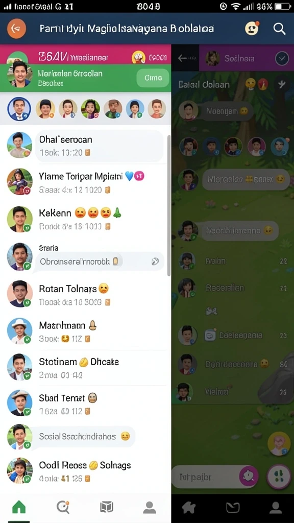 Tampilan antarmuka yang menarik dan mudah dinavigasi.
