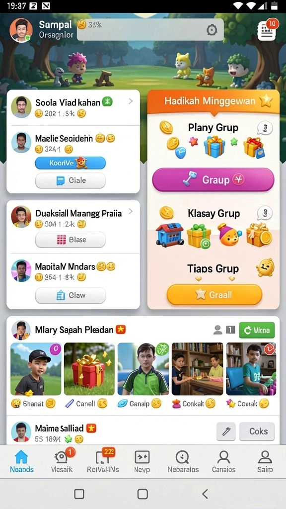 Beragam pilihan permainan untuk semua jenis pemain.