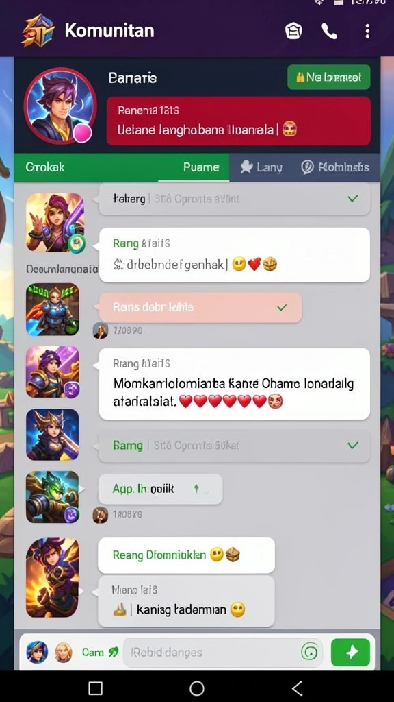 Beragam karakter unik untuk dipilih dan dimainkan.