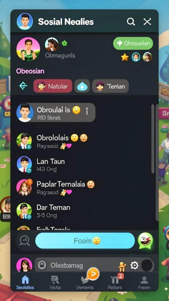Layar pertempuran seru dengan efek visual yang menakjubkan.
