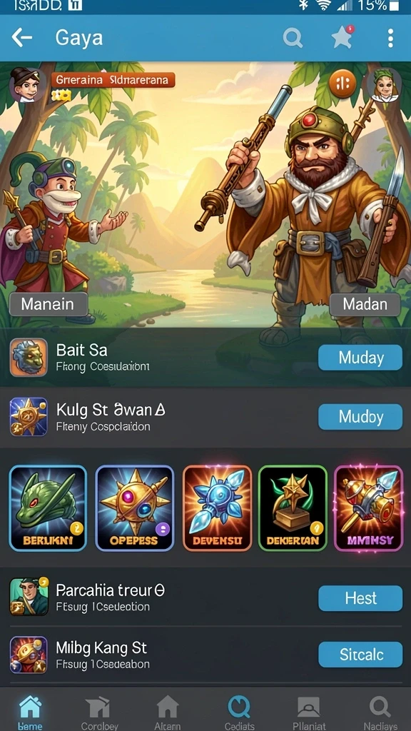 Beragam misi yang menantang dan seru.