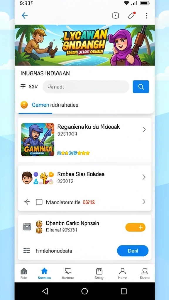 Tampilan antarmuka pengguna yang menarik dan intuitif.