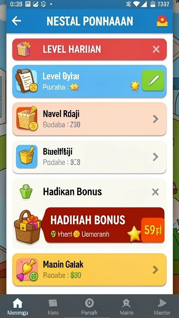 Fitur bonus yang menarik dan peluang untuk mendapatkan hadiah besar.