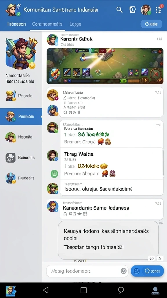 Tampilan antarmuka yang menarik dan mudah digunakan.