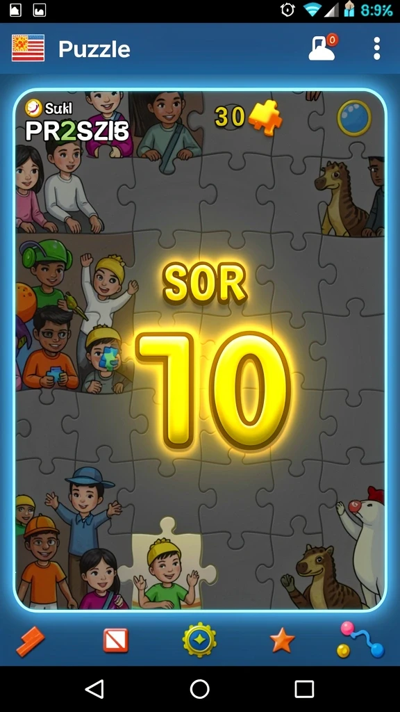 Tampilan awal game MPO08 yang menarik dan penuh warna.