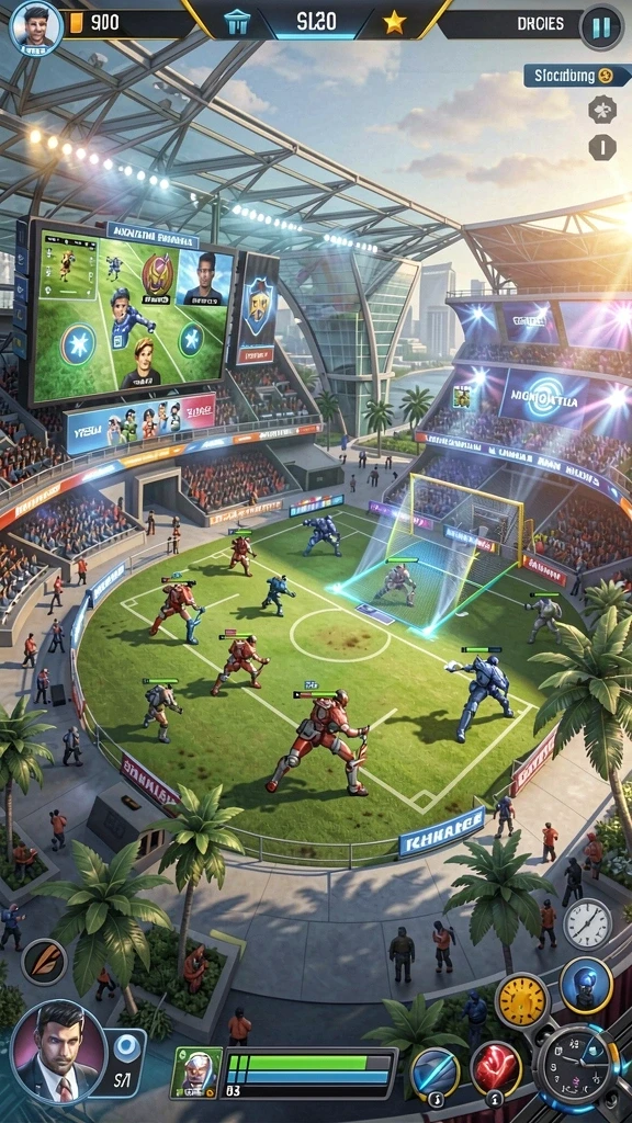 Gameplay seru dengan banyak mode permainan.