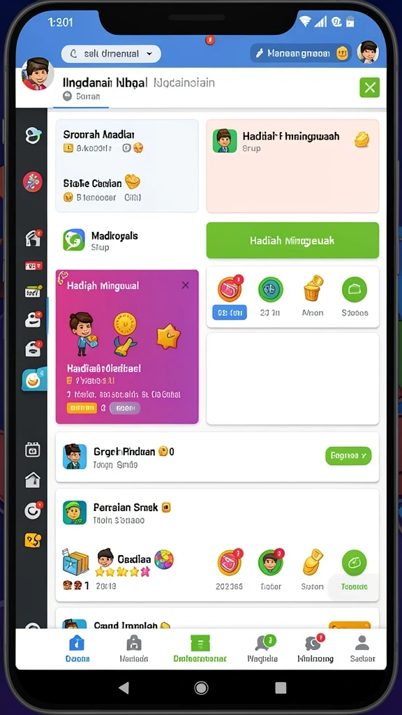 Mode multiplayer yang mempertemukan para pemain.