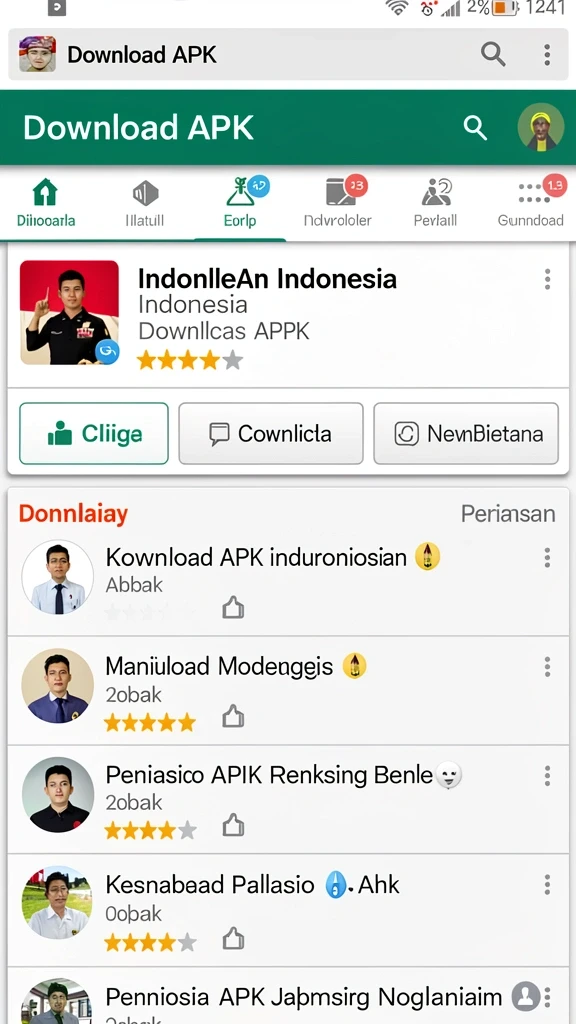 Tangkapan layar pertama menunjukkan suasana awal permainan yang seru.