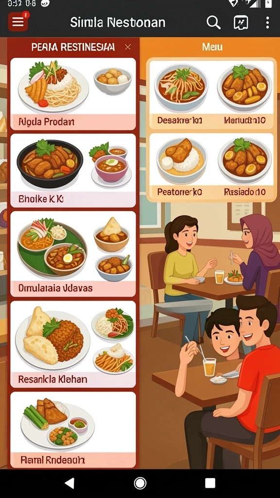 Tampilan antarmuka yang mudah digunakan dan intuitif.