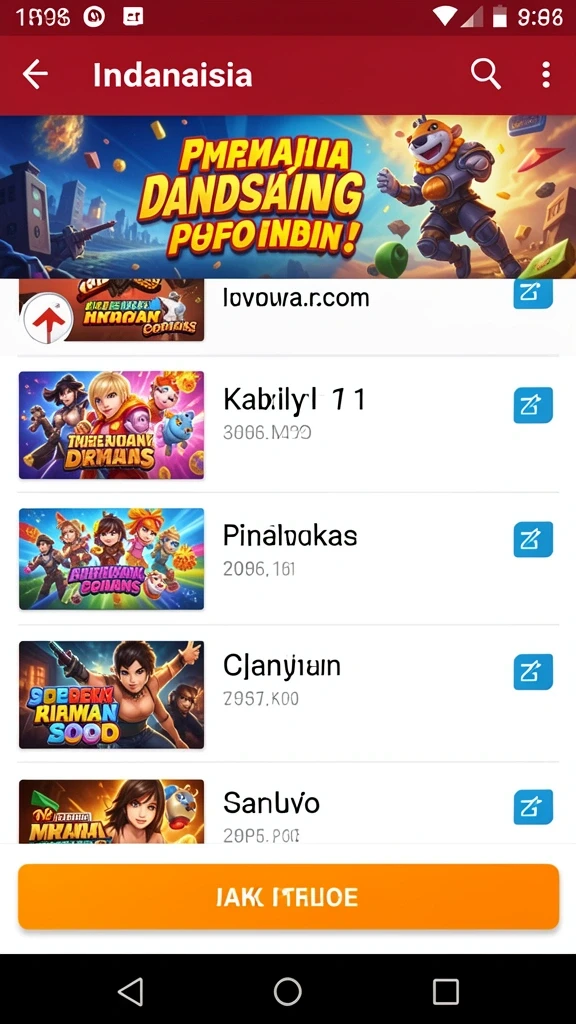 Karakter-karakter unik yang dapat dipilih.