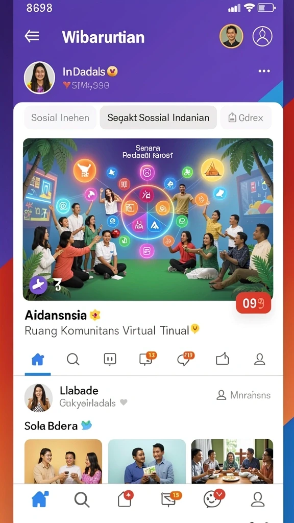 Tampilan antarmuka yang user-friendly dan menarik.