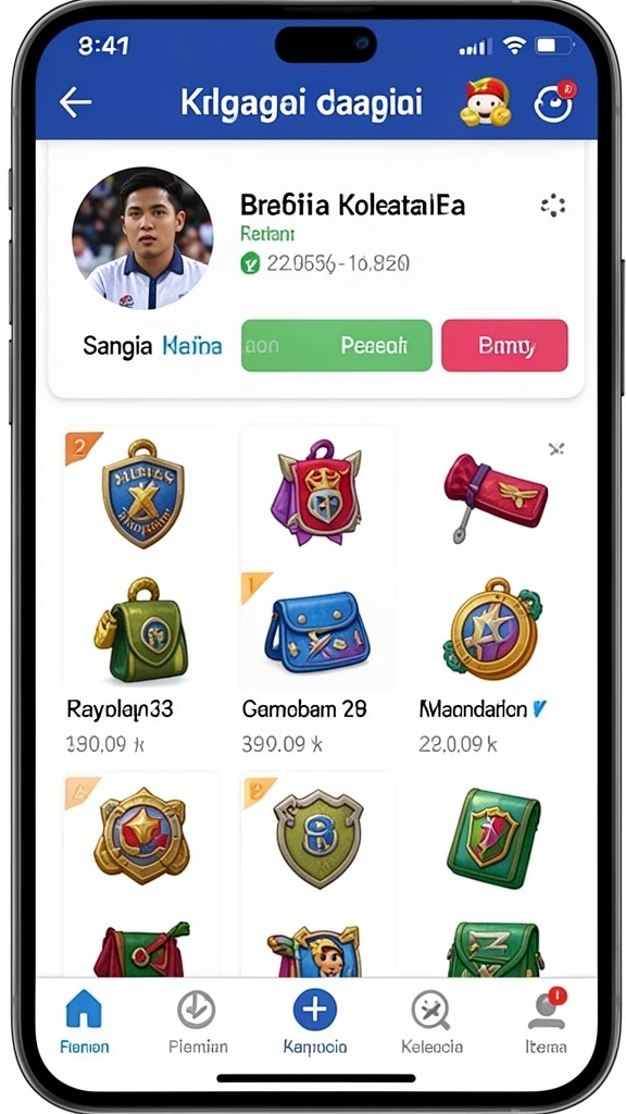 Tangkapan layar interaksi dalam mode multiplayer.