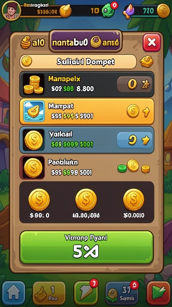 Tampilan karakter yang unik dan dapat disesuaikan.